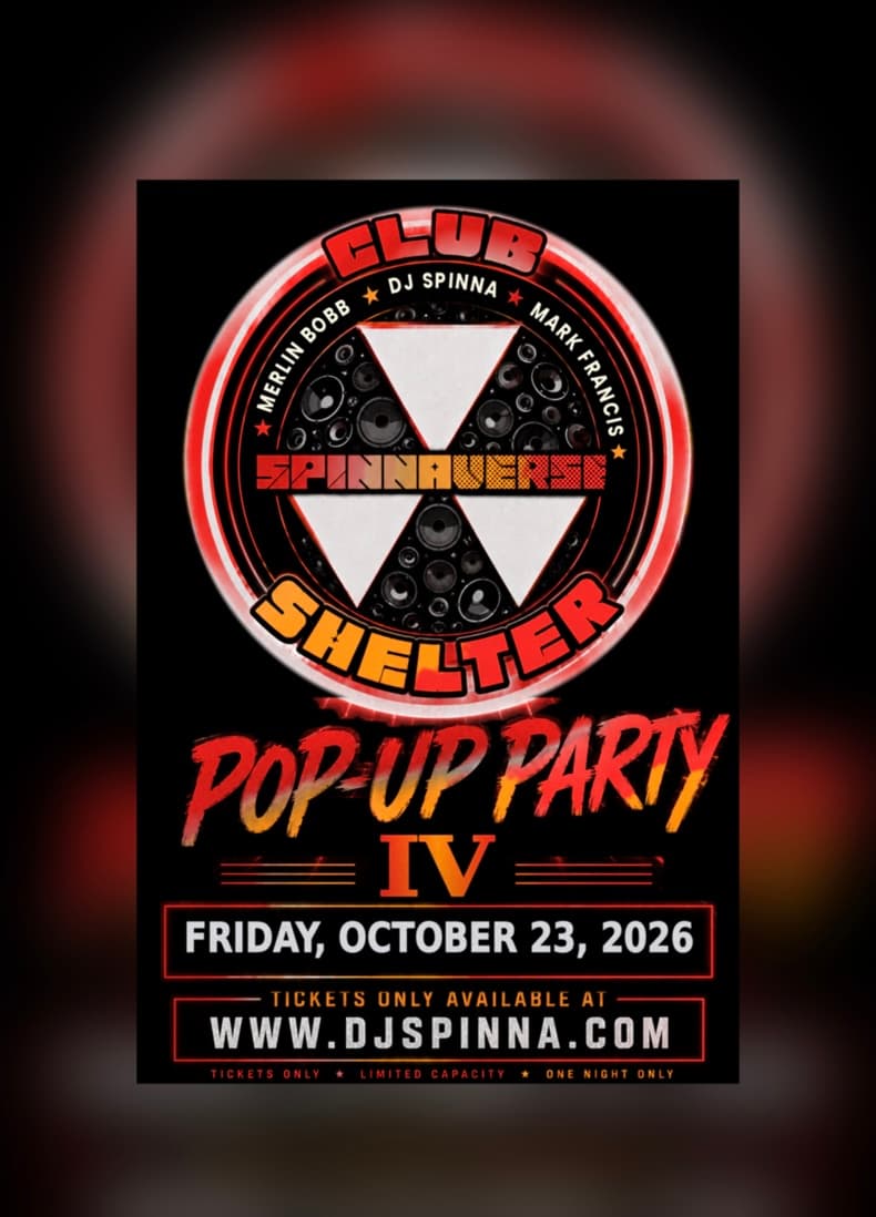 Club Shelter pop up (Mark Francis / Merlin Bobb / DJ Spinna)